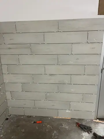 Tight, even joints (Dog Daycare Tile, Littleton)