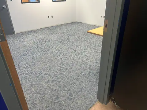 Carpet tile down (School Office Refresh, Northwest Denver)